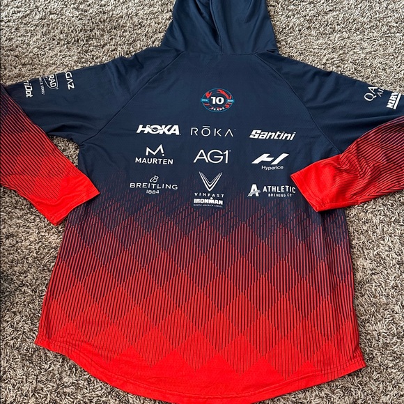 Hoodie Shirt  Ironman Large Bike Run - Picture 4 of 4